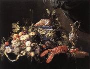 HEEM, Jan Davidsz. de Still-Life with Fruit and Lobster sg china oil painting reproduction